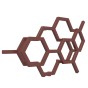grzejnik poziomy hex 42 x 71 dekoracyjny