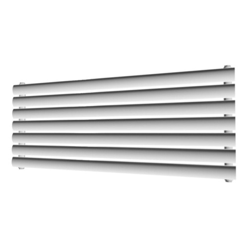 Grzejnik poziomy dekoracyjny Rene 41 x 100 niski mały biały zdjęcie.jpg