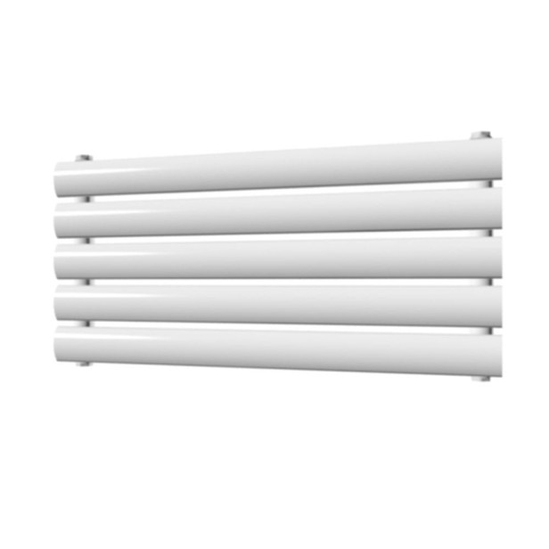 Grzejnik poziomy dekoracyjny Rene 29 x 60 mały biały