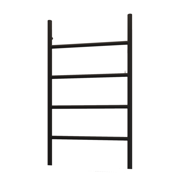 Grzejnik  dekoracyjny MINIMAL 1 - 90 x 53 prosty czarny matowy .jpg