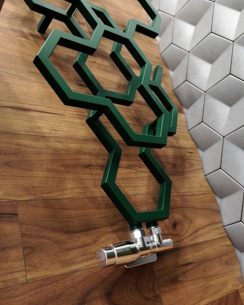 grzejnik Hex detal