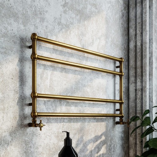 Grzejnik poziomy GESI 1 /53 x 100 złoty antyczny mosiądz lub miedż galwanizowany.jpg