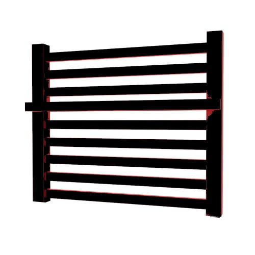 grzejnik Irma 50 x 43 czarny mat