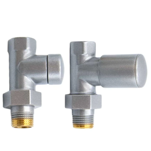 zawór prosty Swing 17 szary met