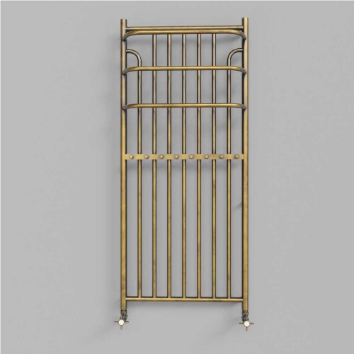 Grzejnik dekoracyjny MINAS 6 - 120 x 53 antyczny mosiądz galwanizowany 06.jpg