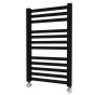 prosty grzejnik Lena 75 x 43 drabinka łazienkowa  czarny mat