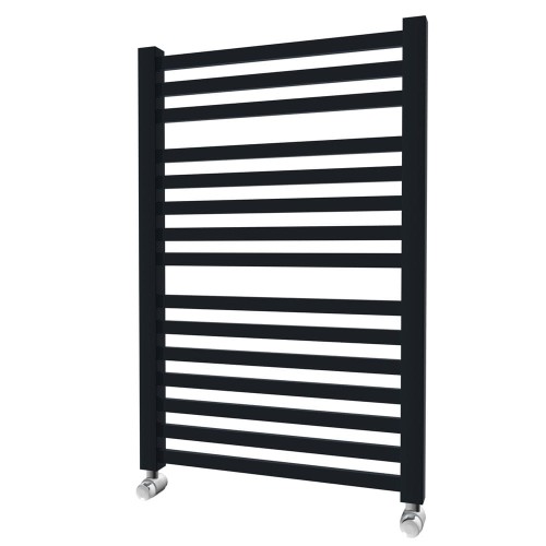 prosty grzejnik Lena 95 x 63 czarny mat