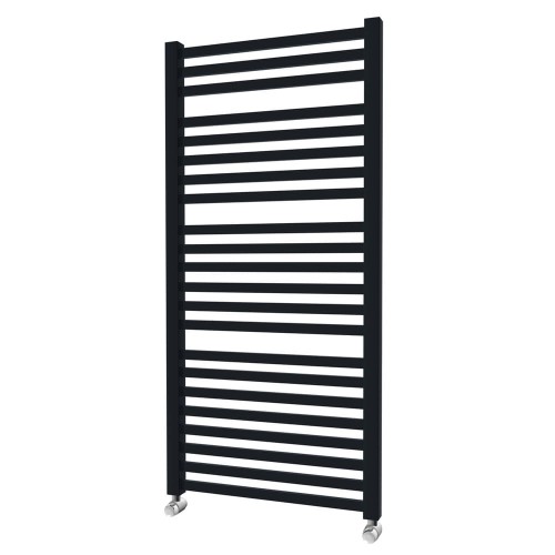 prosty grzejnik Lena 135 x 63  czarny mat