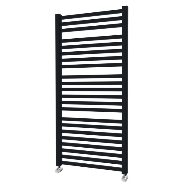 prosty grzejnik Lena 135 x 63  czarny mat