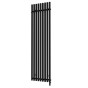 Pionowy grzejnik elektryczny Rolo Hanger czarny 180 x 48 grzałka zewnętrzna