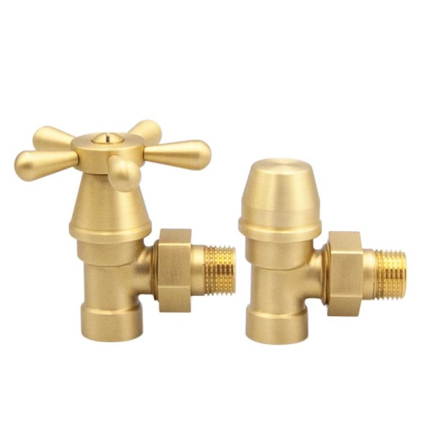 zawór Old star mosiądz mat