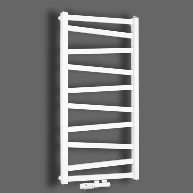 biały grzejnik ZOE 99x50