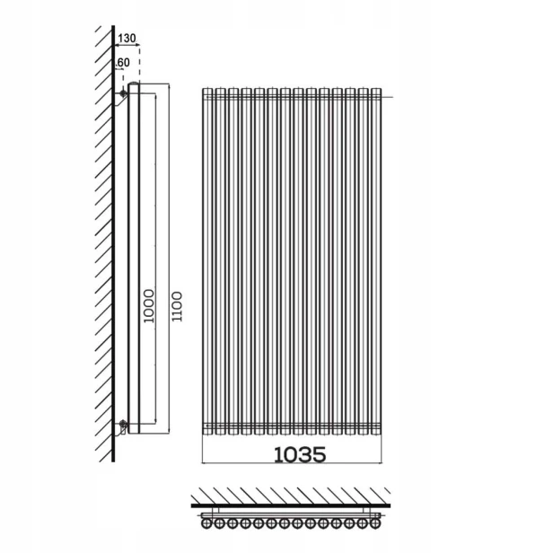Grzejnik  Wulkan wymiary jpg
