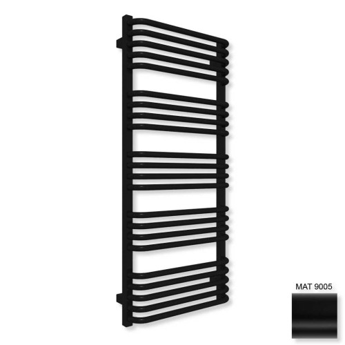 Grzejnik ALEX 114 x 50 czarny mat
