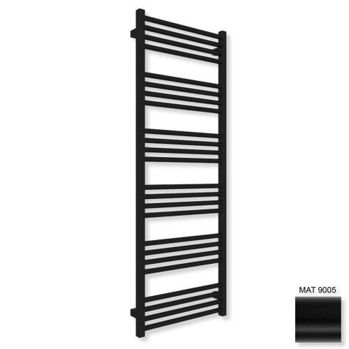 Grzejnik FIONA 138 x 50 czarny mat