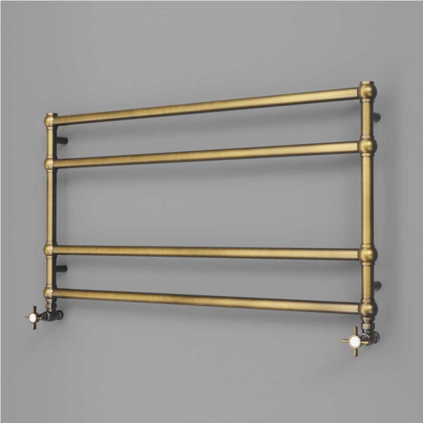 Grzejnik poziomy  Gesi 1 złoty antyczny mosiądz zdjęcie.jpg