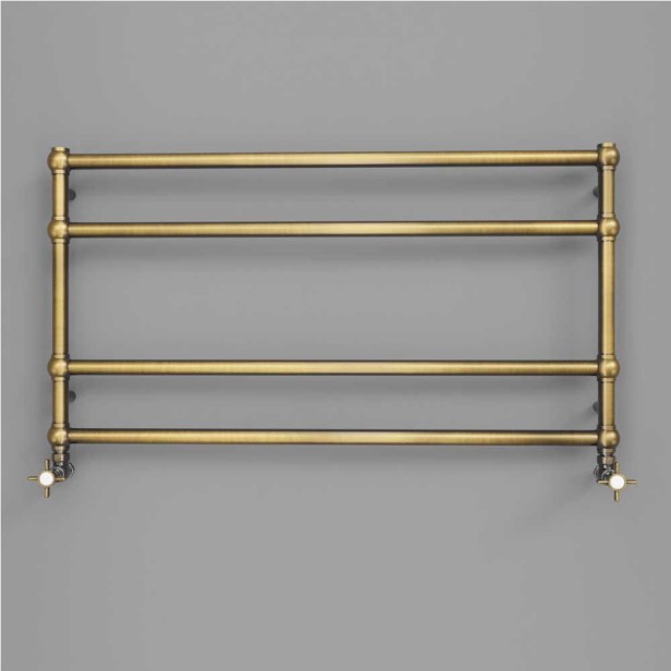 Grzejnik poziomy GESI 1 /53 x 120 złoty antyczny mosiądz lub miedż galwaniowany .jpg