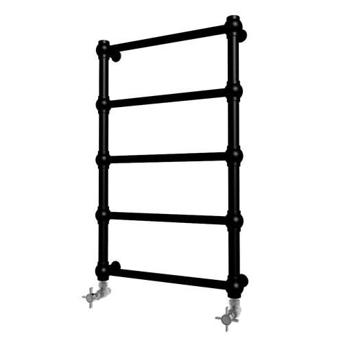 Grzejnik stylizowany Retro 80 x 50 czarny mat. dekoracyjna drabinka R.jpg