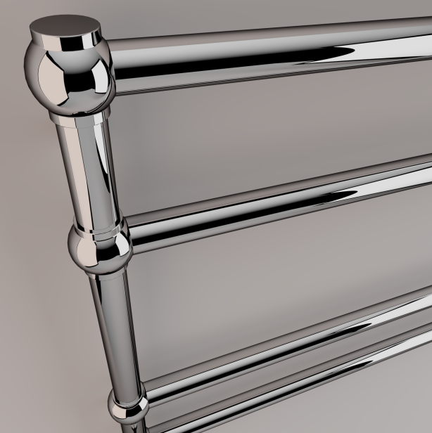 Grzejnik GESI 1  elektryczny 53 x 100 chrom połysk detal  jpg