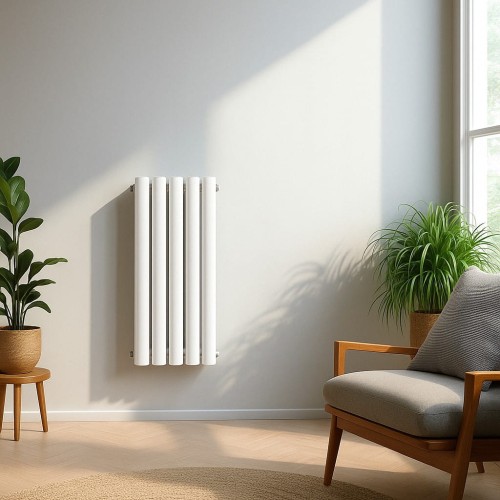 grzejnik Rene 60x29 biały w pokoju.jpg