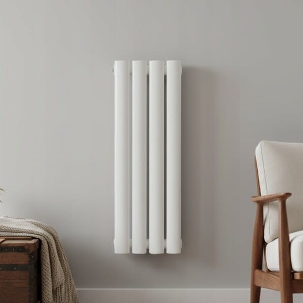 grzejnik Rene 60x24 biały w pokoju2.jpg