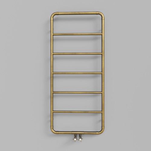 grzejnik Art 120x53 antyczny stary mosiądz